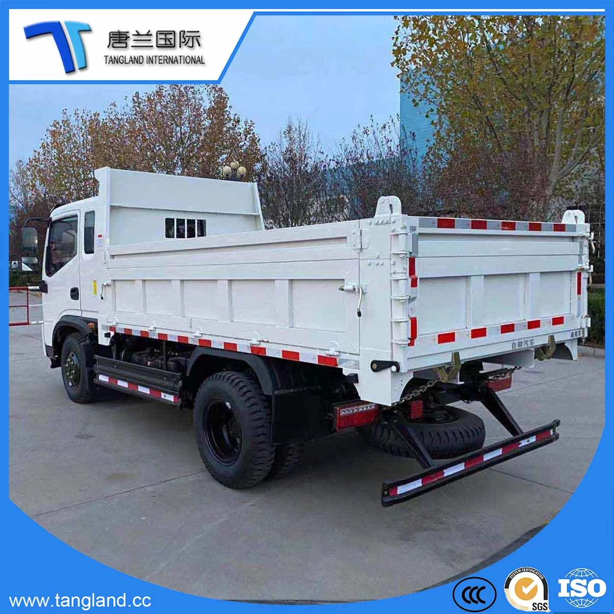 4-6tons Dump/Light/Mini/Small/Tipping/Tip/Tipper/Self Dumper/Dumping/Trucks with Weichai Engine