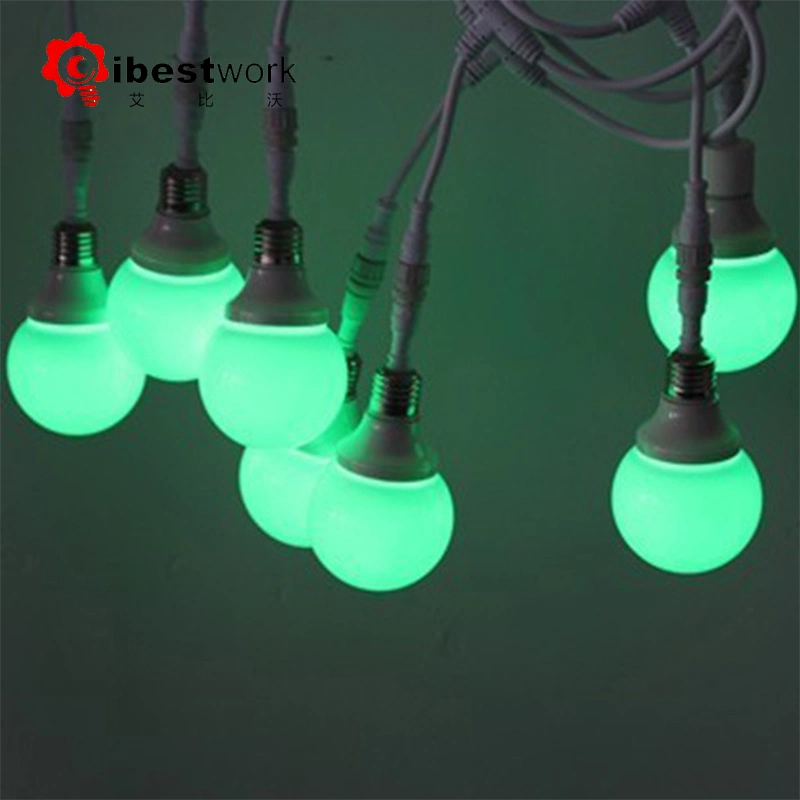 ضوء LED الأحمر الأحمر والأخضر والأزرق المستدير بحجم 80 مم، كريسماس، أضواء خيالية مصابيح LED مصباح DMX مصباح LED المقاوم للماء IP65