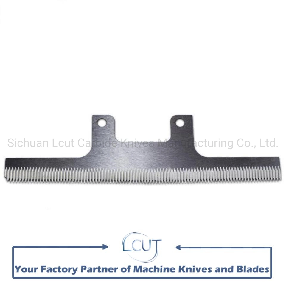 Cuchillas dentadas máquina de embalaje cuchillas de corte herramienta de máquina