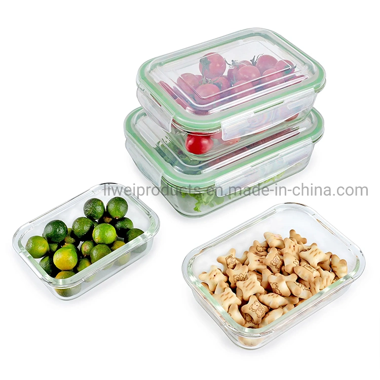 Rectangle/Square/Round Microwavable Kids Glass Lunch Box