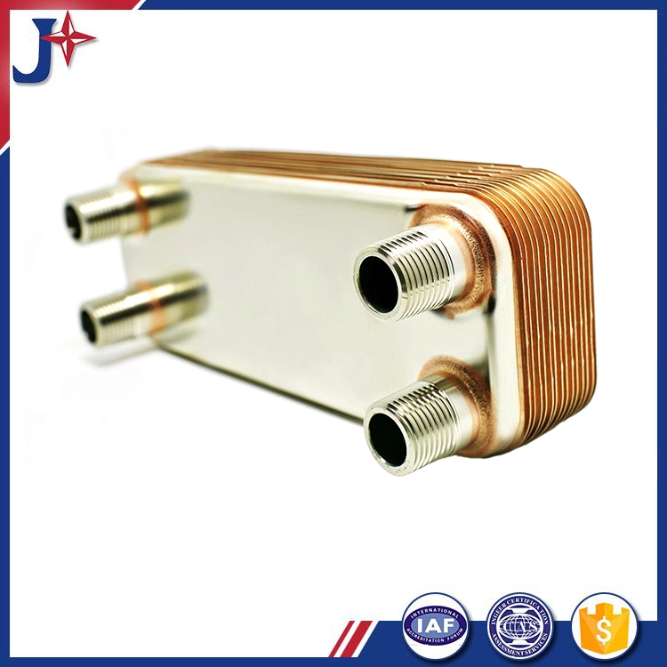 Jxz95 AISI 316L Plates Copper Brazed Plate Type Condenser Heat Exchanger