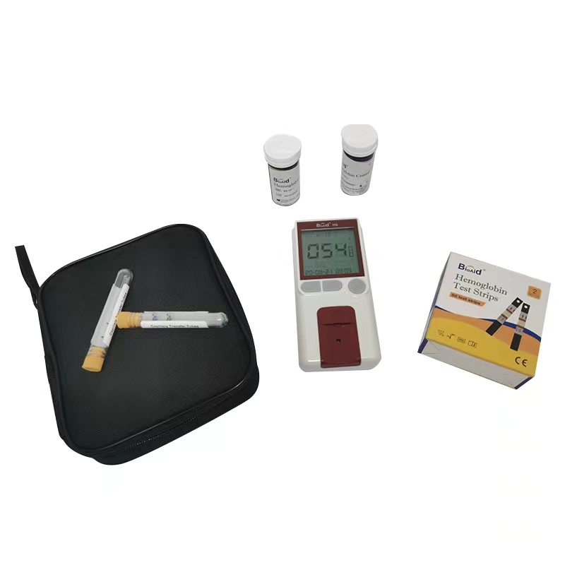 Portable Hemoglobin Meter Blood Glucose Meter Uric Acid (UA) Creatinine Urea Cholesterol Hdl Hba1c Meter Hb Meter Strip Hemoglobin Test Medical Equipment