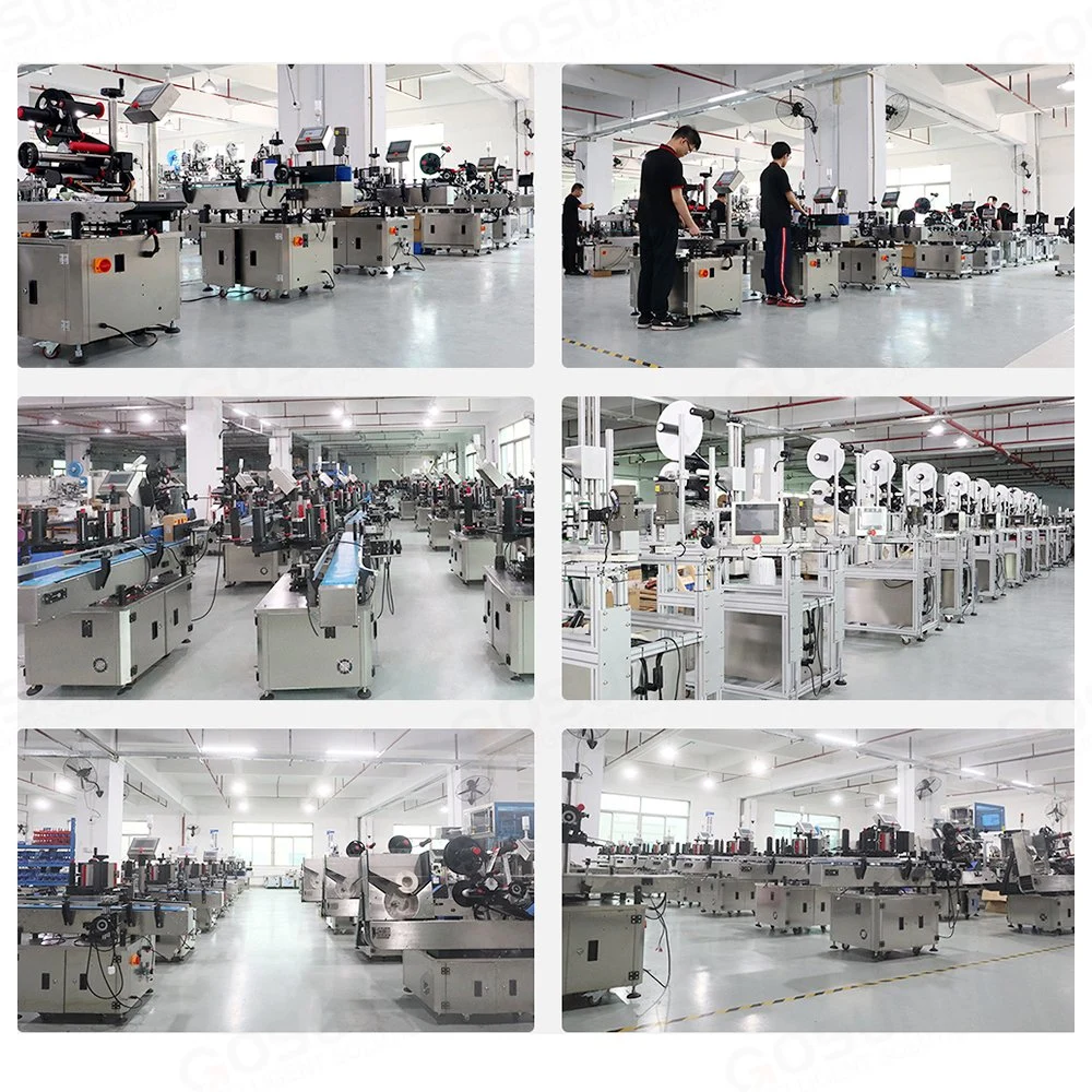 Gosunm Custom Test Tube Labeling Machine Syringe Lip Balm Label Applicator Wrap Round Automatic Tube Labeling Machine