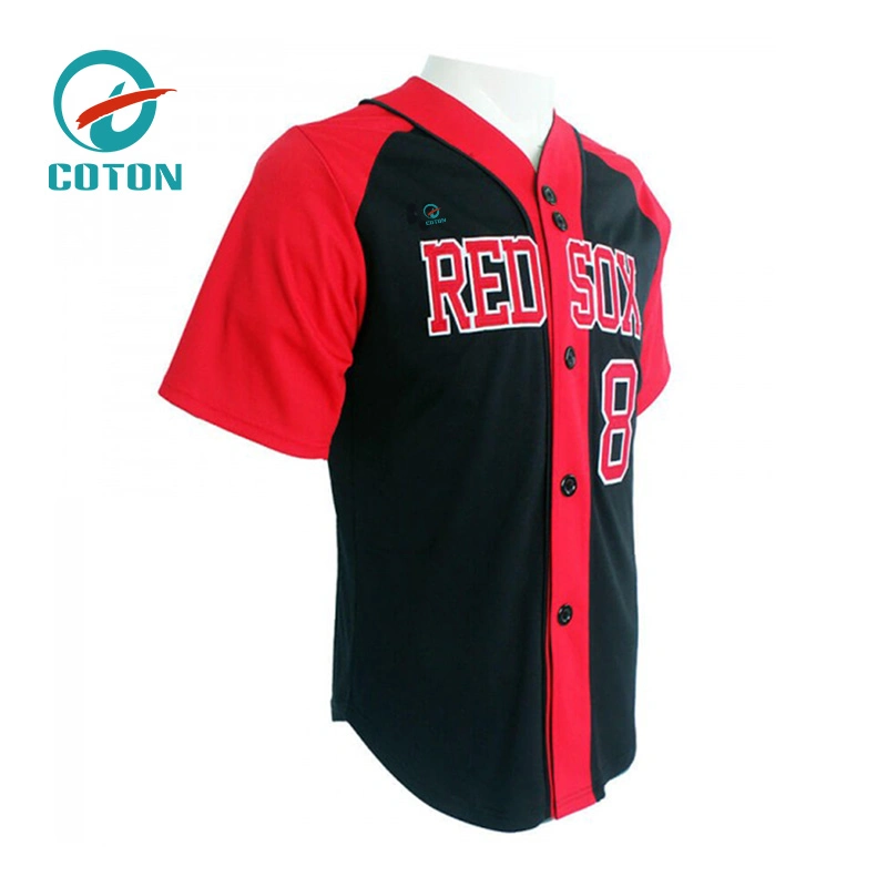 Custom USA Name Print OEM Sublimated Polyester Cheap Baseball Jerseys