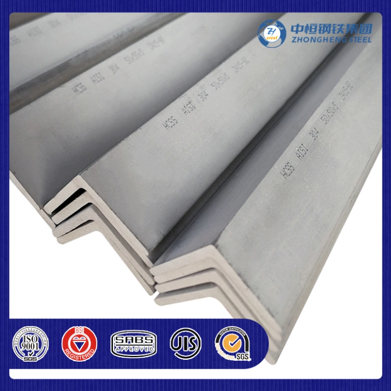 Manufacture Hot Rolled 201 304 316L 430 Stainless Steel Angle Bar Price