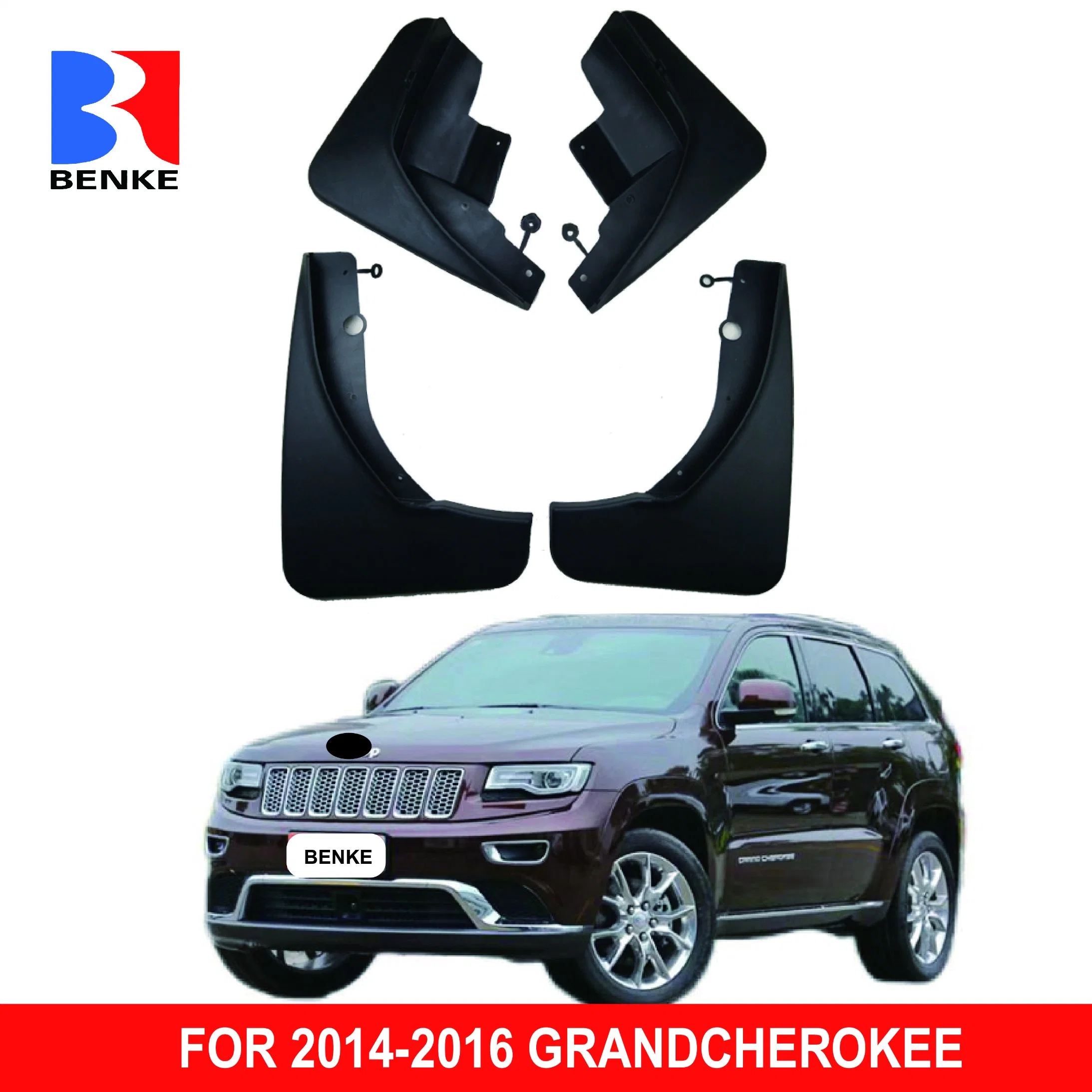 Las faldillas Jeep Grand Cherokee Kit protector contra salpicaduras de barro 4 delanteros y traseros juego de PC / Jeep Grand Cherokee Renegade / Brújula / Patriot barro aleta guardabarros mariposa