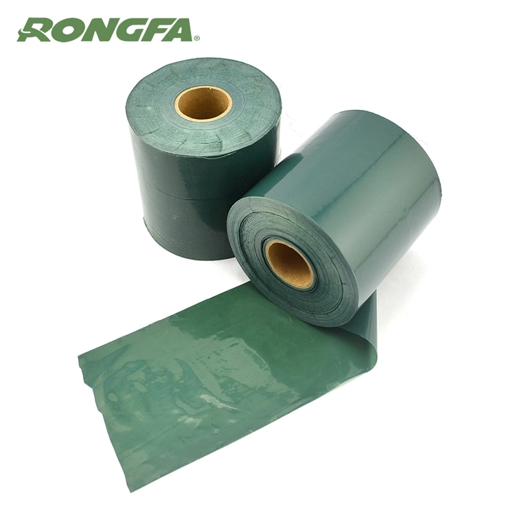 Green Color 3" Garden Floral Wreath Wrap Florist Material HDPE Plastic Floral Binding Tape