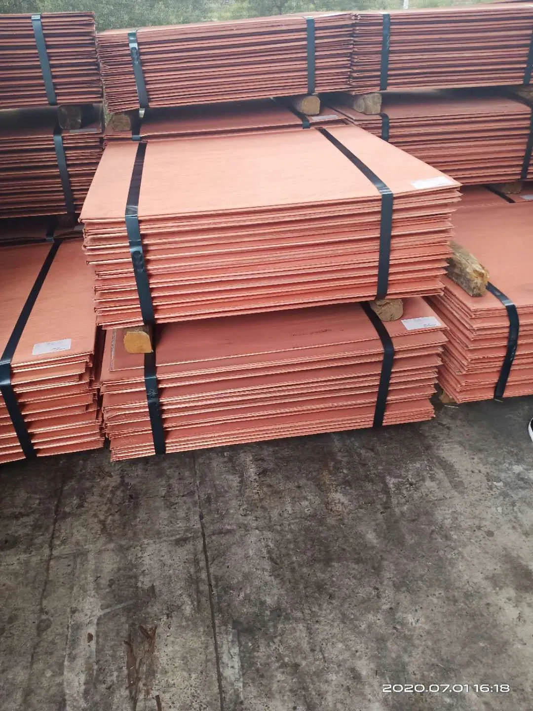 Manufacturer Sales Red Copper Cathode with 99.99% Copper Sheet Electrolytic Copper Plate Factory Price