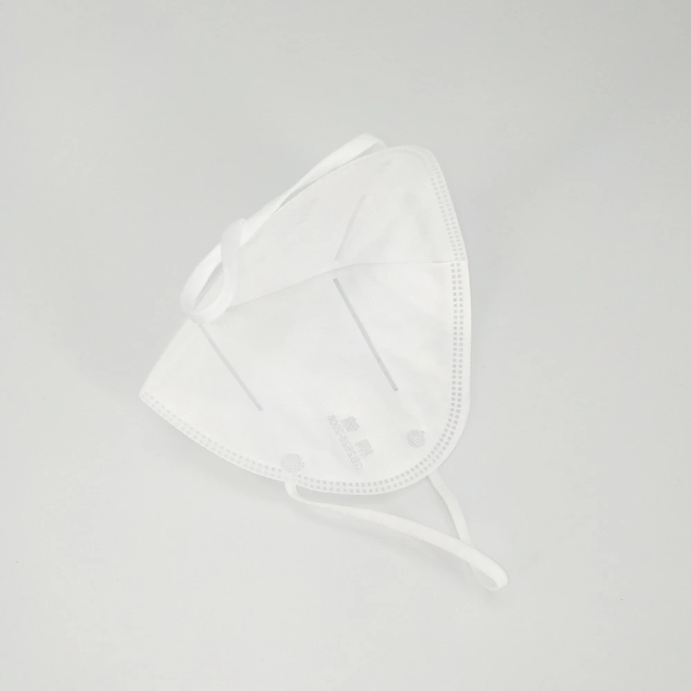 White Disposable Adult Earloop KN95 Face Masks with Valves