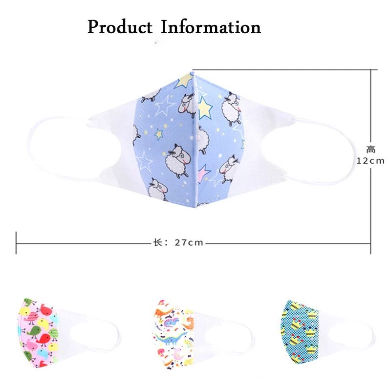 3D crianças isqueiros de Máscara 3 camadas de máscara de febre aftosa