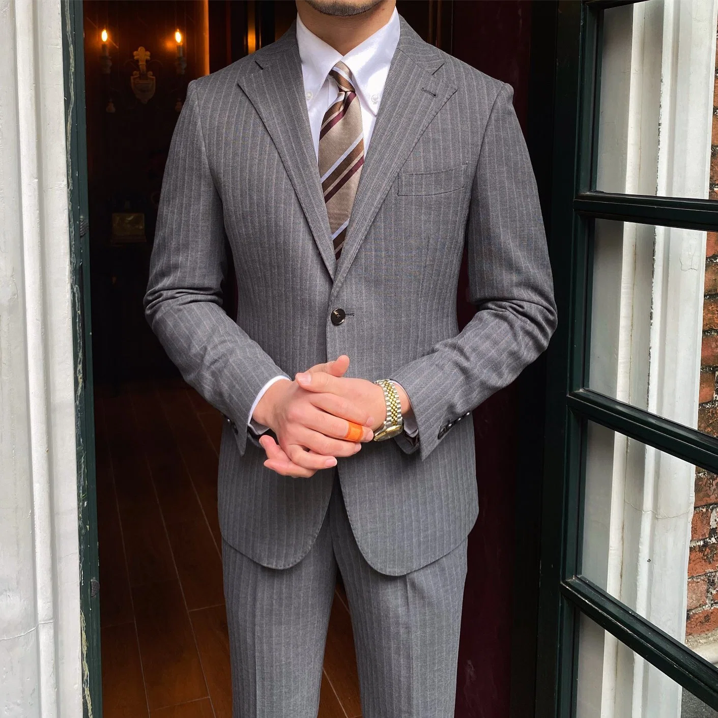 Bespoke Tailor Suit Made-to Measure Clothes Custom Business Wedding Suit