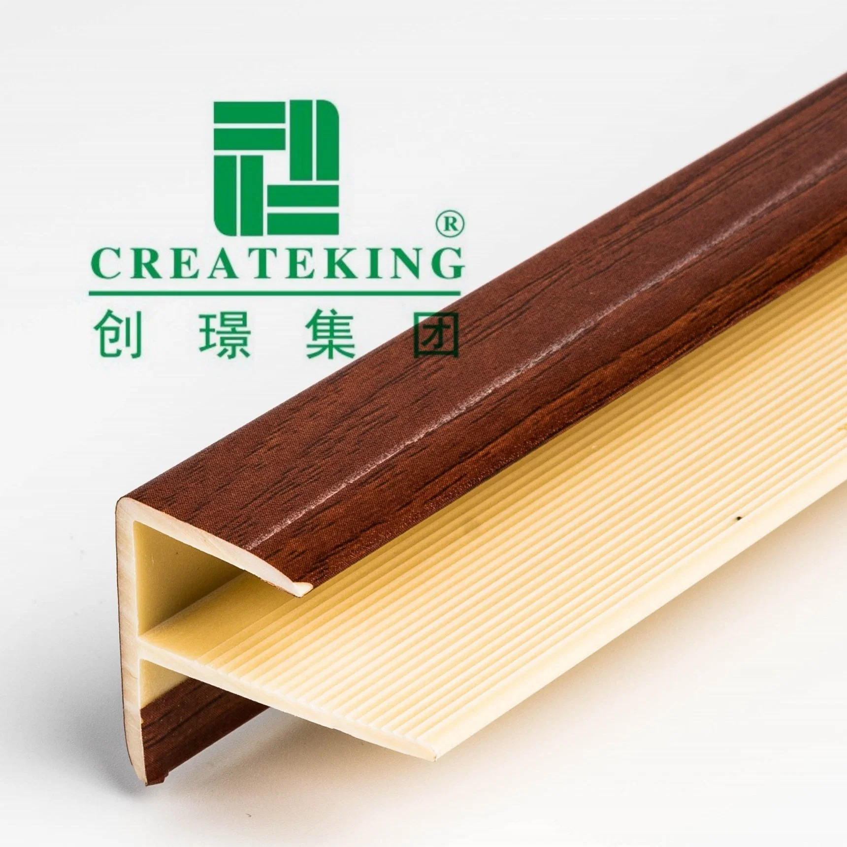 Best Selling PVC Plastic Profile for Home Decor and Wood Finish