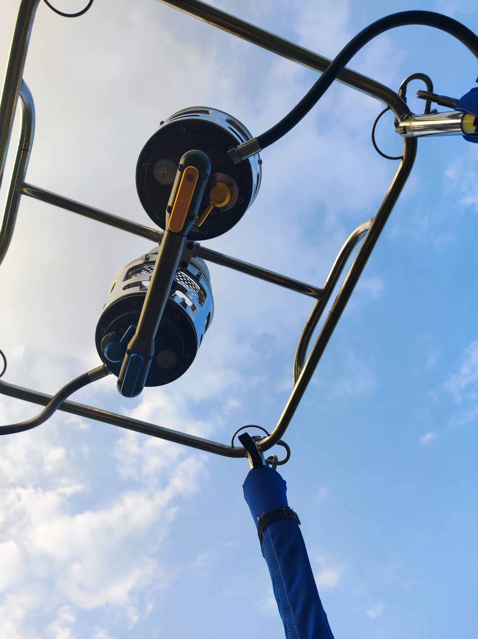 [F73b] Sport und Wettbewerb und Werbung bemannte Heißluftballon