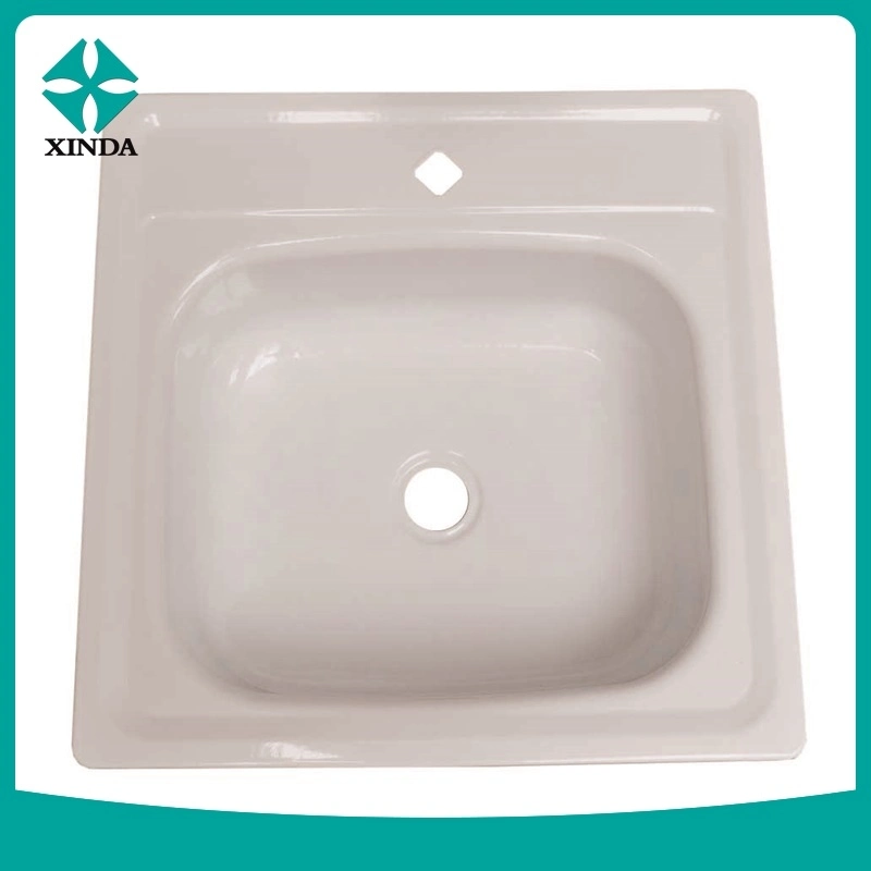 Long Use Enamelled Corner Soak Steel Bath