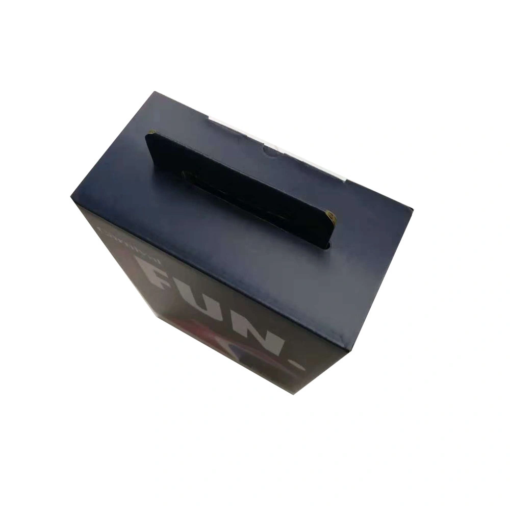 Free Sample Custom Printing Box with Window Handle Wine Packaging Wine Box