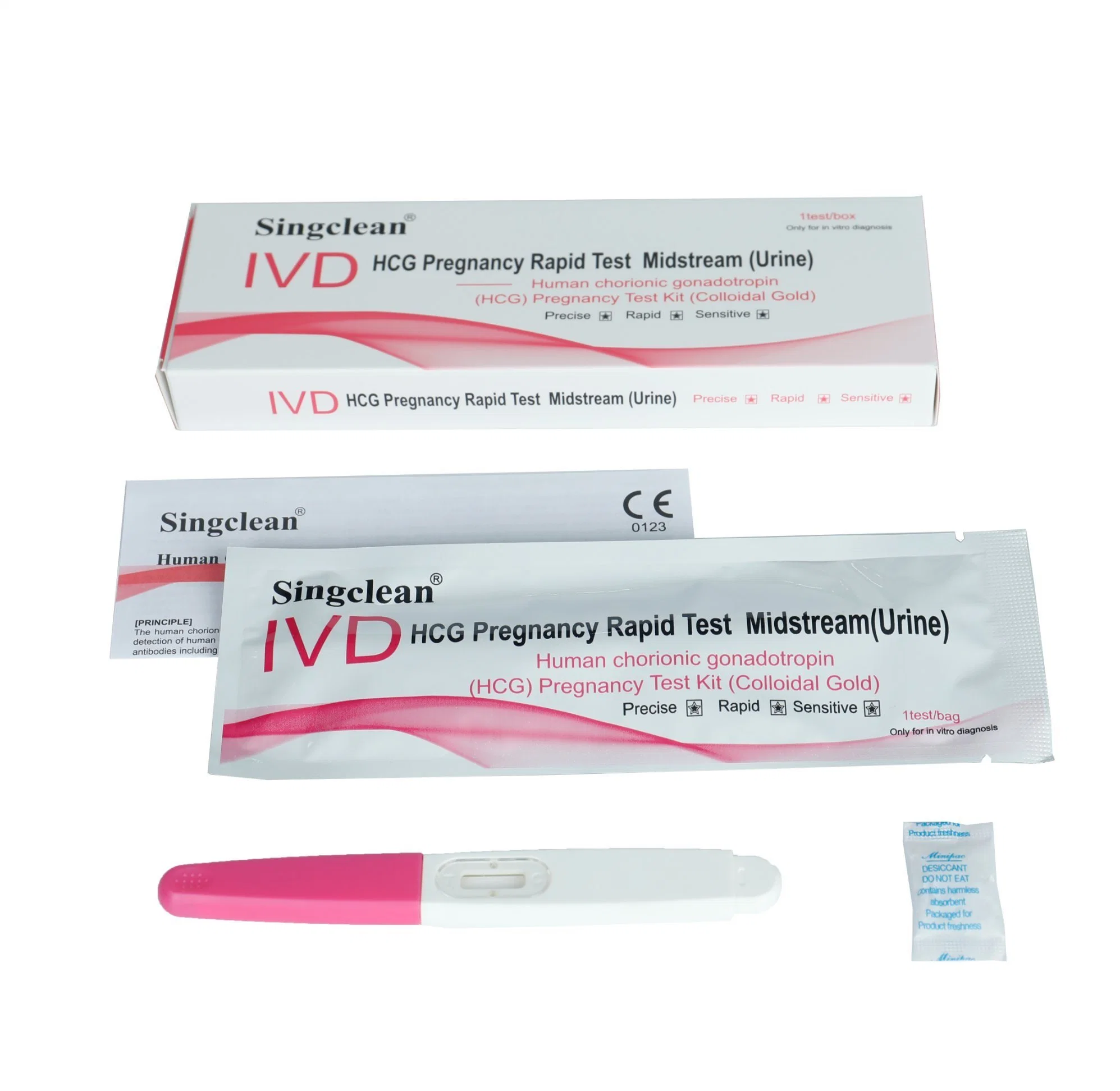 Carton or Customized Package 3 Years Medical Supply Pregnancy Test