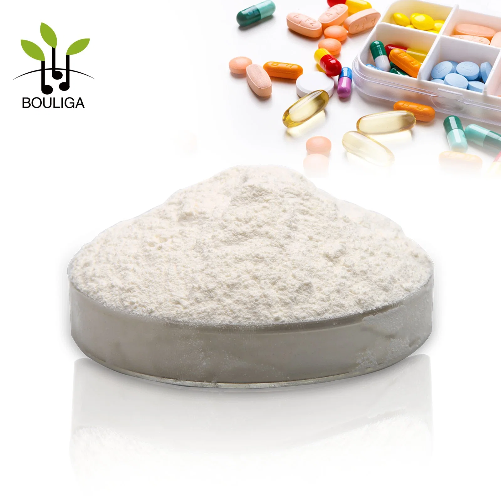 Bouliga High-Quality 100kda Sodium Hyaluronate Cosmetic Grade Hyaluronic Acid 1million Molecular Weight