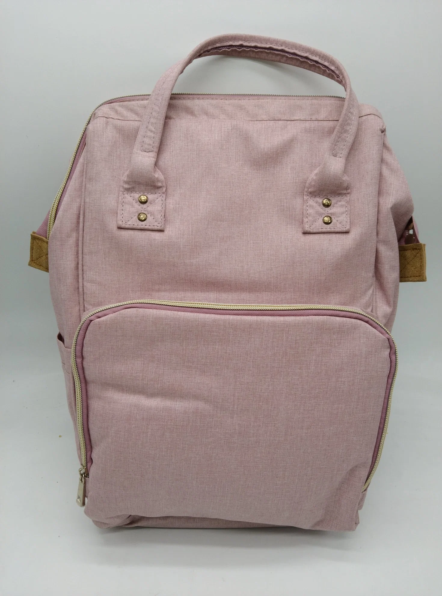 حقيبة سفر Mom للحقيبة اليدوية للأطفال متعددة الوظائف مع الفاشيون حقيبة ظهر وسادة التغيير مومياء