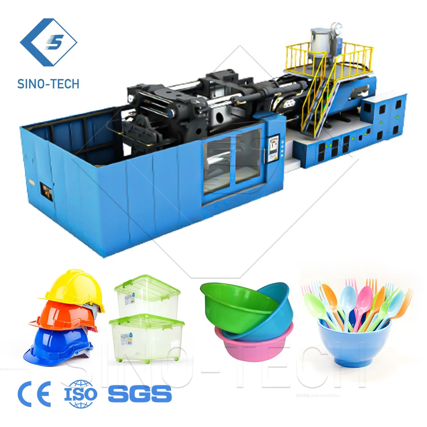 CE ISO Certified Professional Quality 750ton Plastic Fruit Seafood Crate/Various Basket Box Making Injection Mold Molding/Moulding Machine