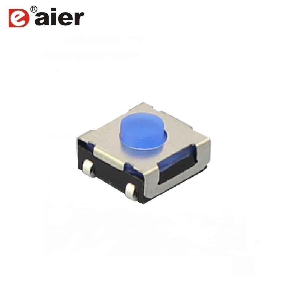 IP67 Metal 4 Pin 6X6 SMT Soft Rubber Tactile Switch