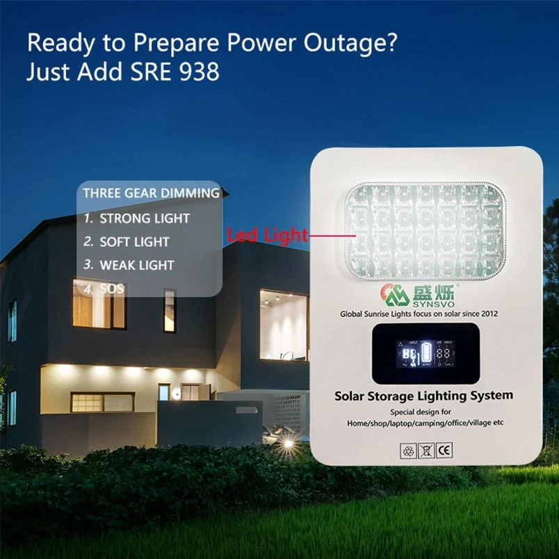 Solar Panel Kit Power Generator with Aluminum Alloy Frame CE Certified 180W/300W Output Hybrid Solar Inverter with MPPT Charge Controller