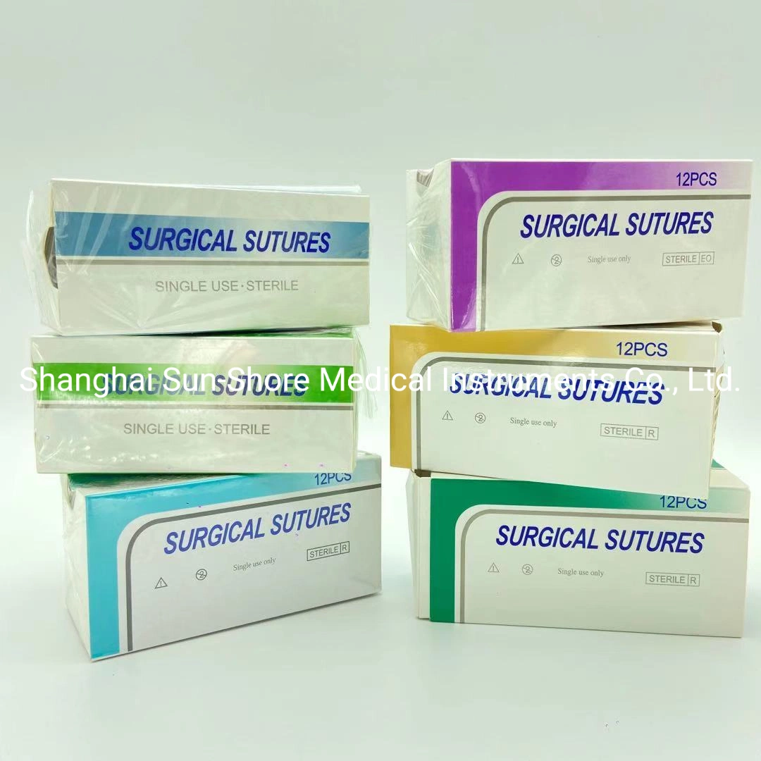 Y no absorbibles suturas quirúrgicas absorbibles estéril médica