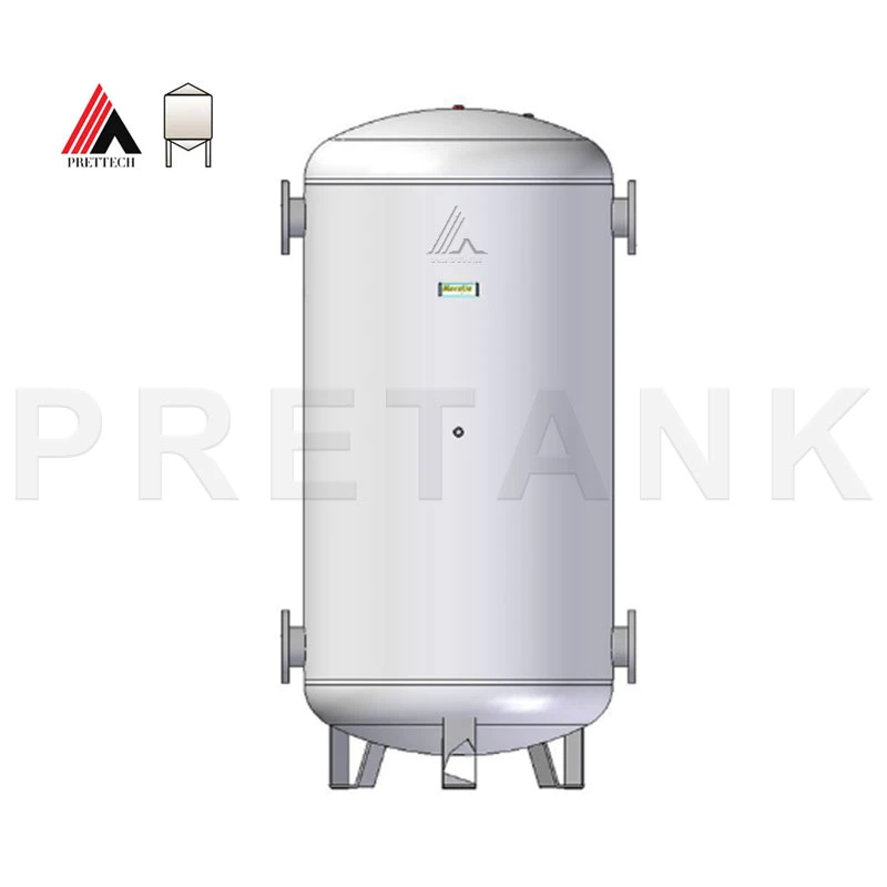 Customization Stainless Steel Mild Steel Pressure Vessel Chilled-Water Buffer Tank