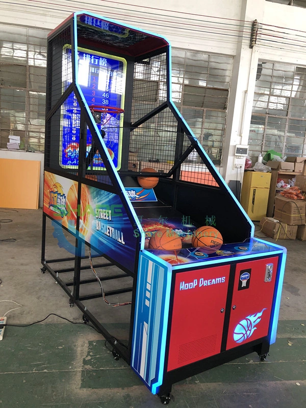 Vending Shot Trainer Coin Operated Basketball Arcade Game Shooting Machine