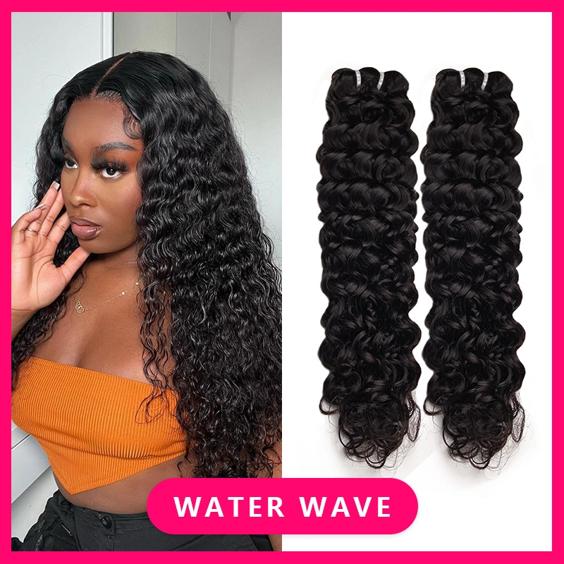 Fblhair Natural Water Wave Real Unprocessed Indian Virgin Human Hair Products