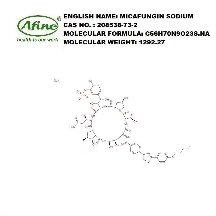 CAS 208538-73-2 Micafungin Sodium / Micafungin الصوديوم Nurity / Mycamine / Funguard / CS-705 / FK 463