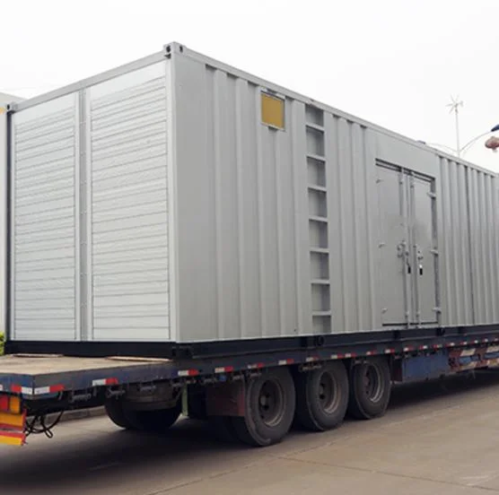 Containerisierter Dieselgenerator 2060kVA/1650kw hoher Wirkungsgrad und geräuscharmer Notstrom Stromversorgung für Busstationen und Tankstellen