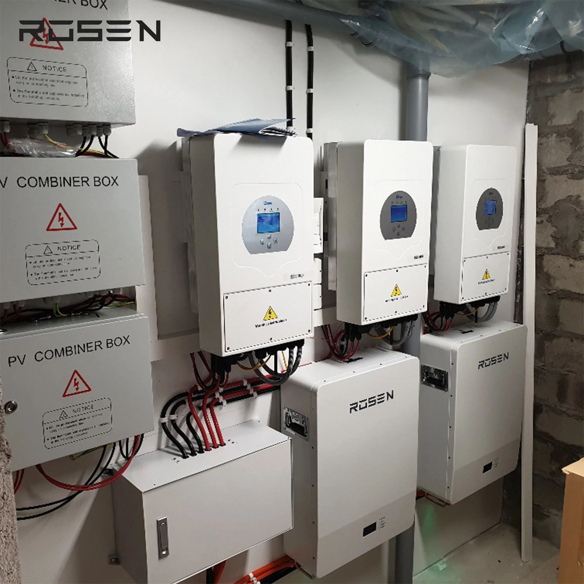 5KW 10KW a bateria de Íon de Lítio 51,2 V 200Ah Bateria de Lítio BMS compatível com inversor de híbridos