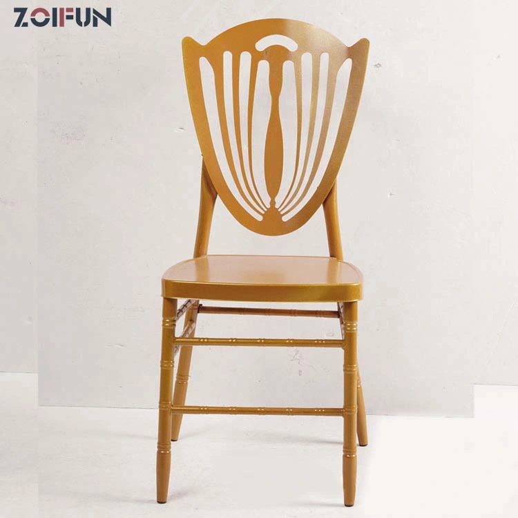 Factory Supply Metal Chair Outdoor Wedding Banquet Chair Hotel Banquet Wedding Chair