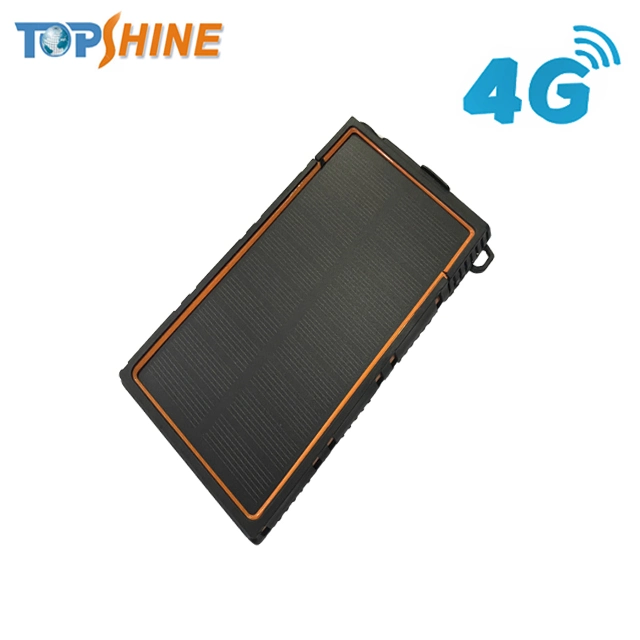 7*24h Tracking Wireless Solar Power 4G GPS Tracker for Personal Container Boat