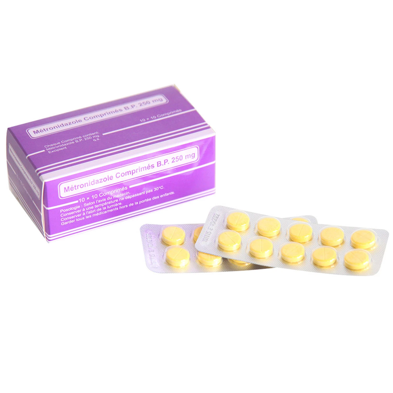 Metronidazol Tablets 250mg/200mg/500mg 10*10' S/caja