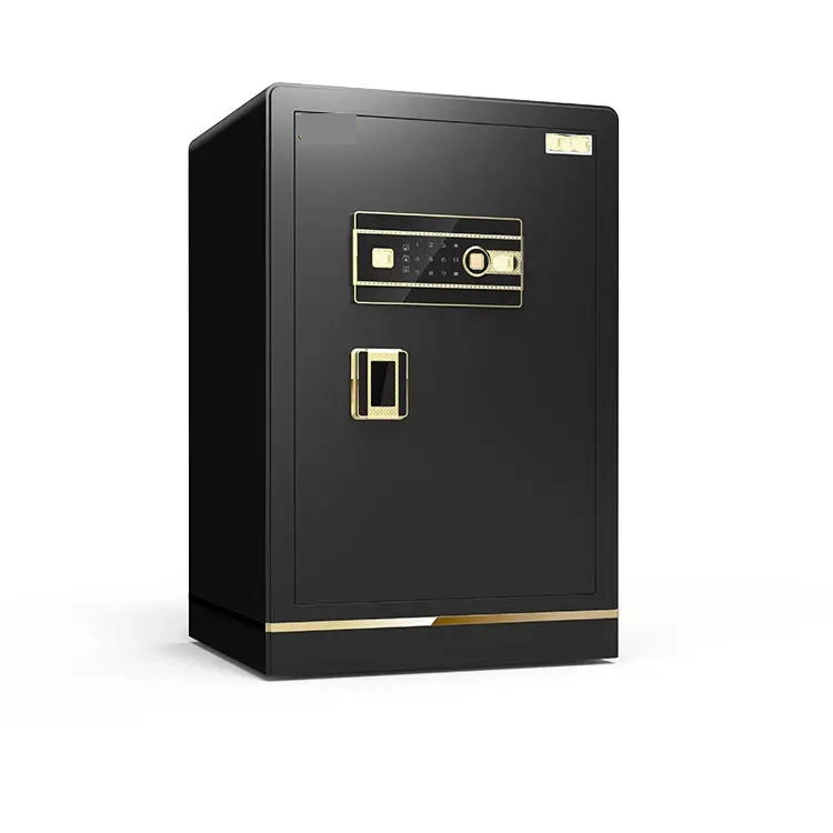 Biometric Fingerprint Password Entry Safe Box with Override Keys Safety Storage Box