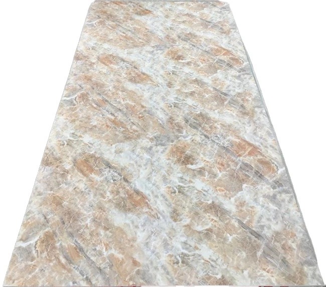 High Glossy Waterproof & Fire Resistant PVC Marble Sheet UV Board