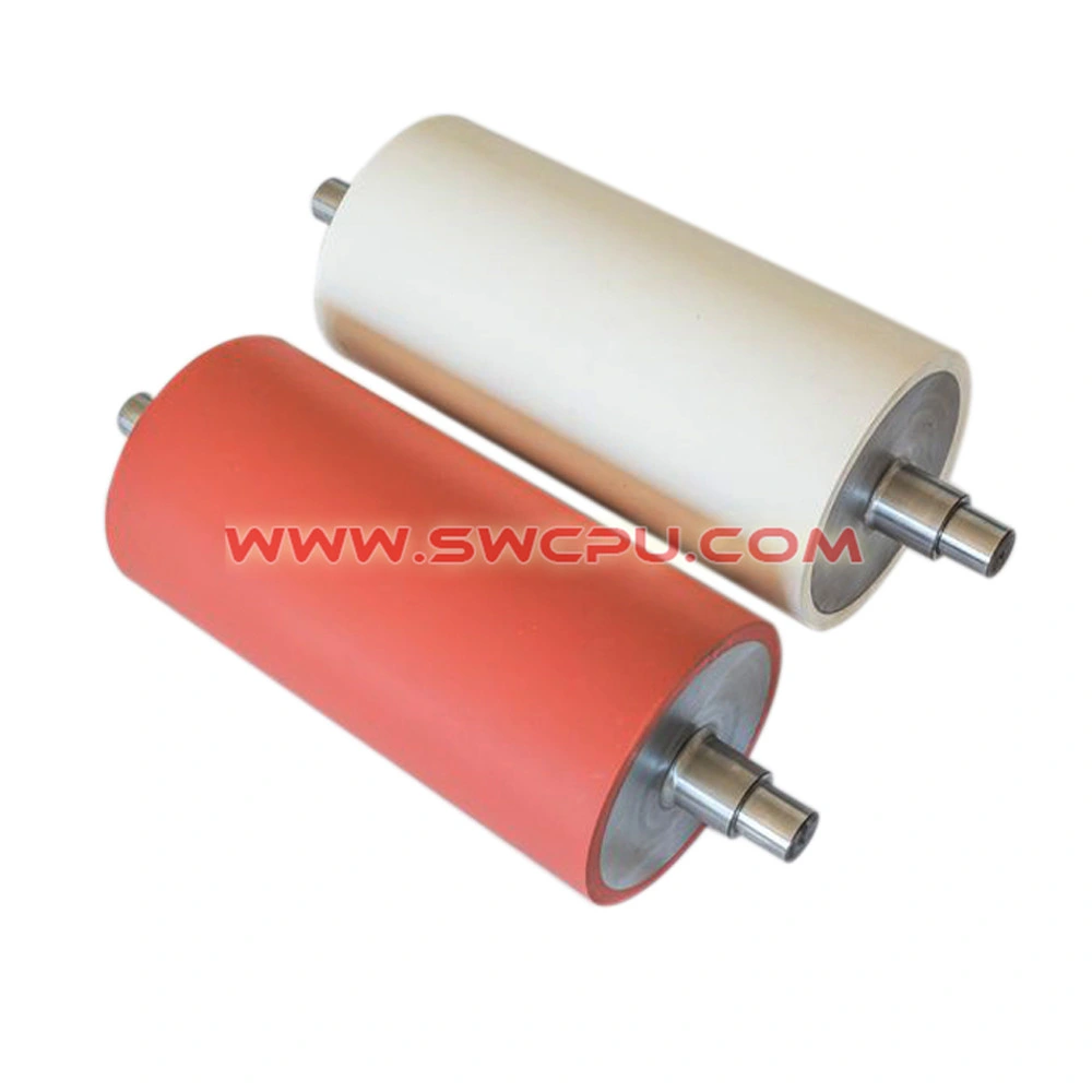 Custom Silicon Rubber Molding Hard Rubber Coated Roller for Sale Heavy Duty Rollers