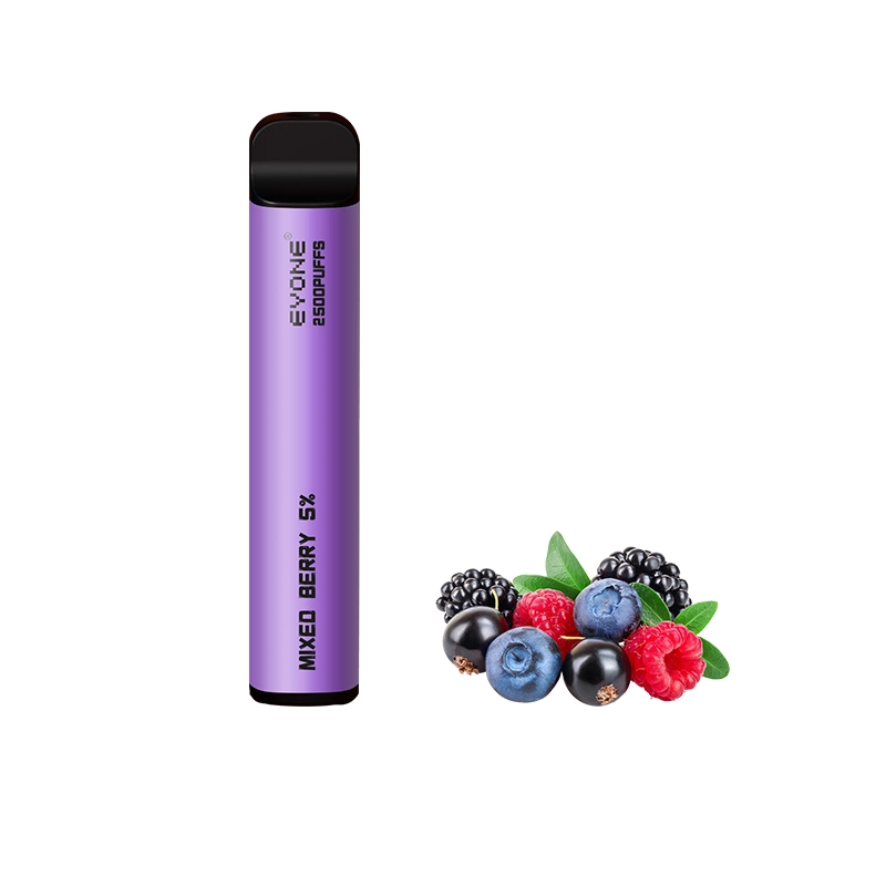 L'Afrique Vape distributeur en gros prix populaire fruit goûté Flavore 2500 bouffées d'E-liquide 5 % de la nicotine de gros de charge de type C I E-Cig Pod jetables Vape Stick