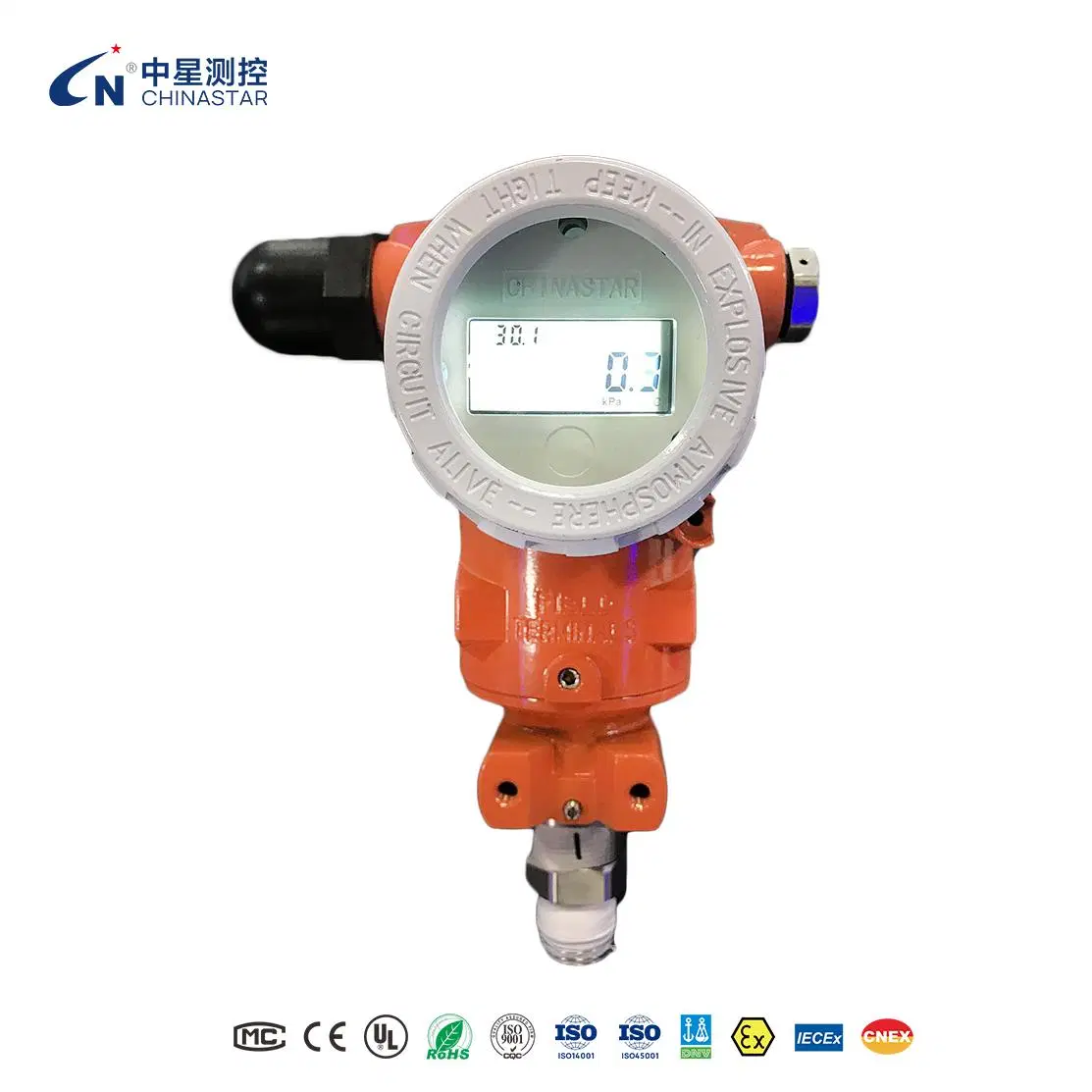 Wireless de temperatura y presión transductor Nb-Iot integrado/Lorawan Explosion-Proof Anti-Accidental aislados anticorrosión daños