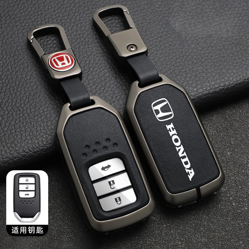 Wholesale/Supplier Protection Metal TPU Leather Smart Car Key Case for Honda