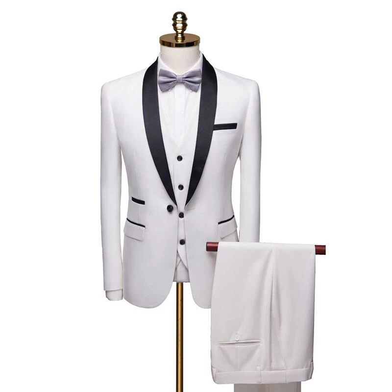Clothing Man Apparel Bespoke Tailor Groom Men Suits Made-to-Measure Wedding Suit