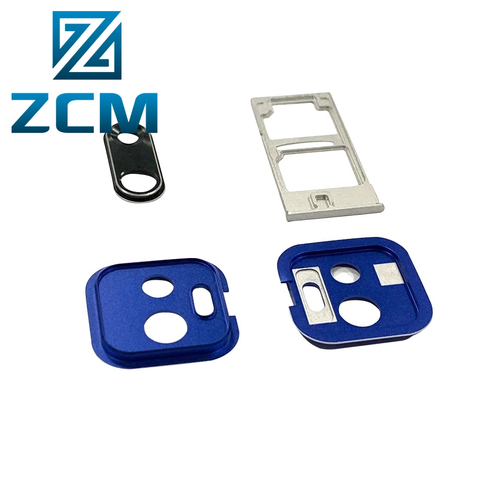 Shenzhen Mass Production CNC Machined Mobile Phone Camera Frame Custom Manufacturing Billet Aluminum Alloy Phone Parts