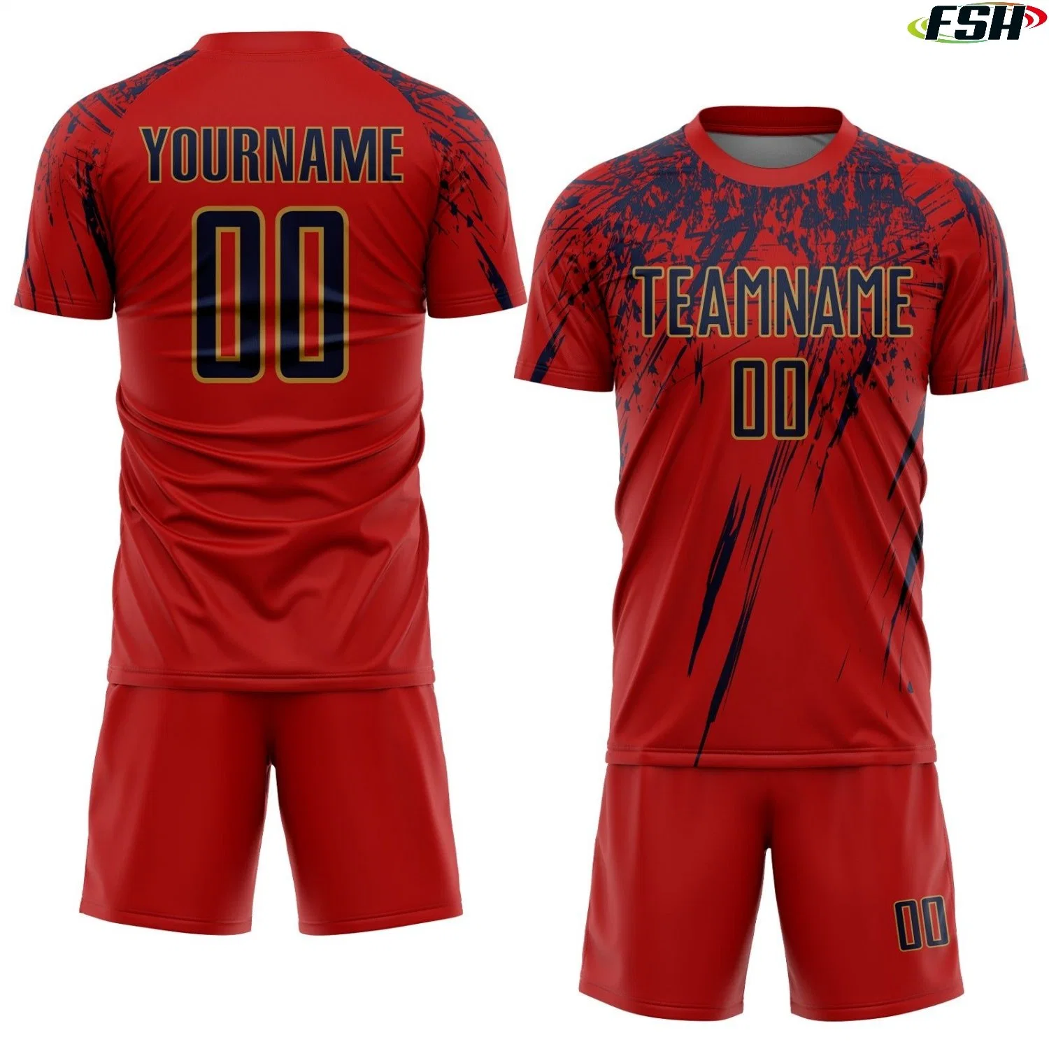 Custom Design Großhandel Günstige Europäischen Team Quick Dry Training Sublimation Fußballtrikot