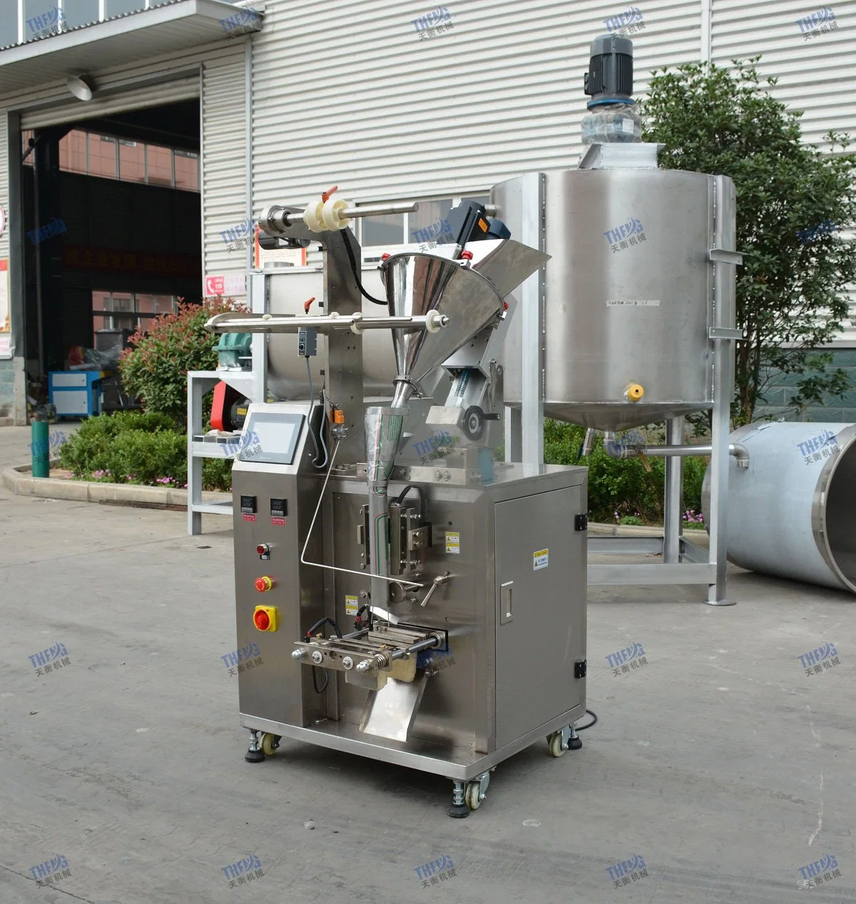 Tea Sachet Packing Machine for Green Red Powder Low Price 60kg Bag Flour Powder Packing Machine