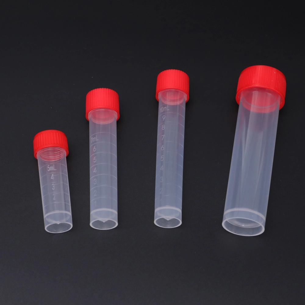 Taizhou Half Hard Plastic Gum Bottle Medical Cryovial Viral Sample Transport Vial