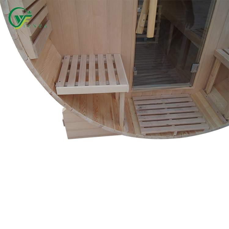 Wholesale/Supplier Outdoor Solid Wood Garden Barrel Sauna Room