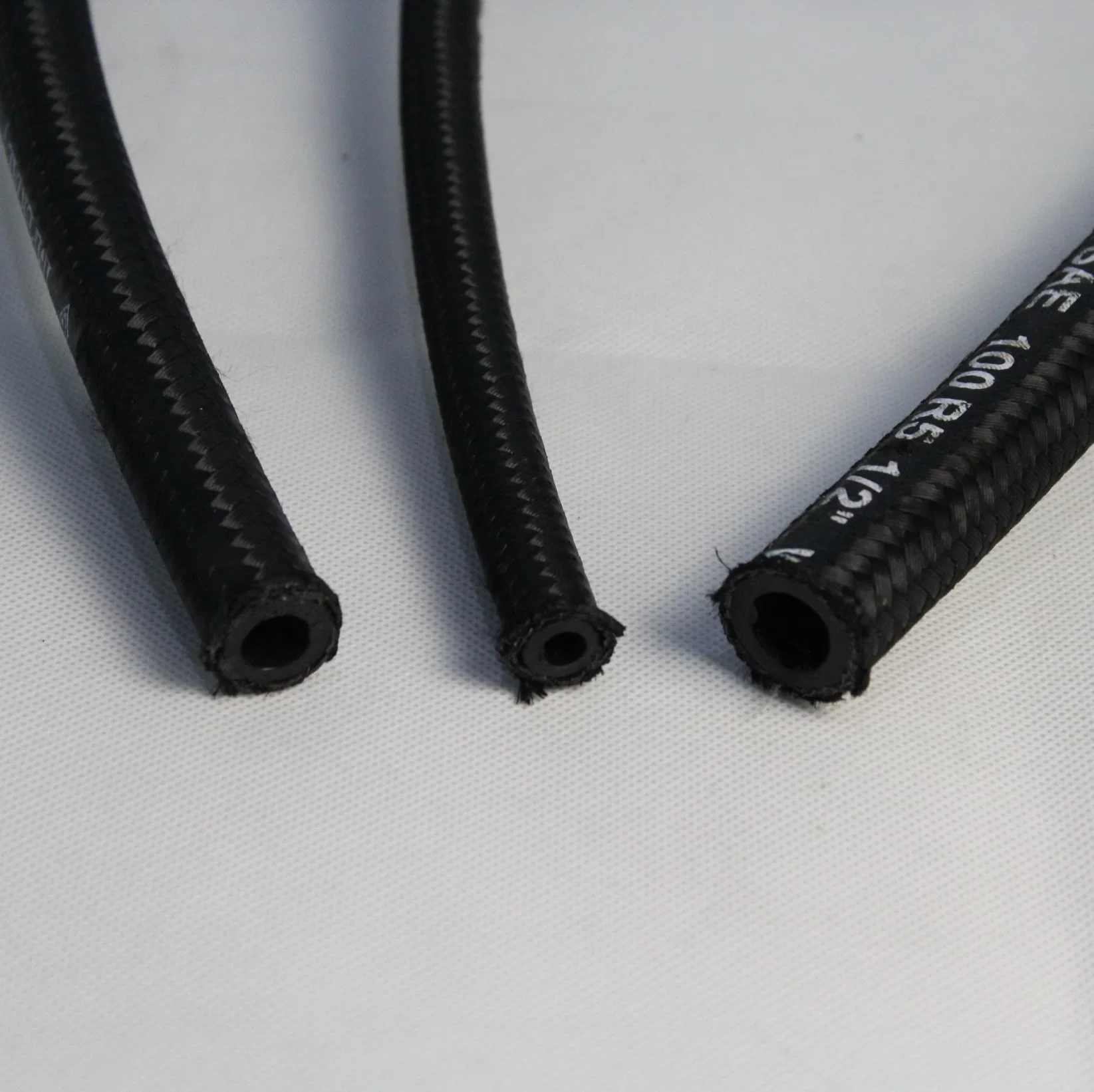 SAE 100R5 con&#160;un único cable trenzado manguera de caucho hidráulico cubierto de tela