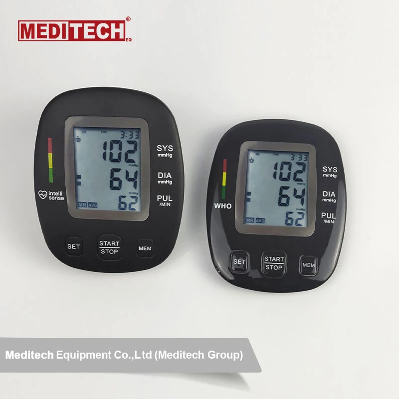 Monitor de presión arterial con detección inteligente de presión aplicar