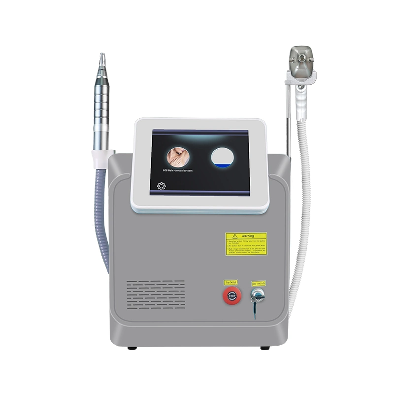 Multifunktionales Beauty Equipment 2-in-1 Diodenlaser und ND-YAG Pico Laser Maschine